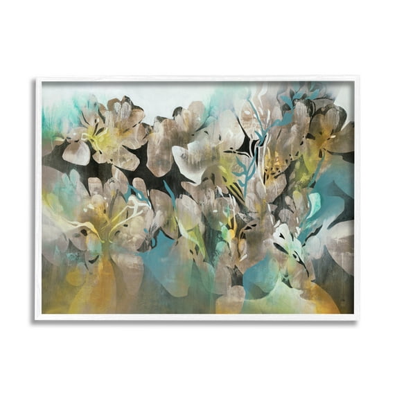 Stupell Industries Abstract Floral Field Landscape Round Petal Shapes, 11 x 14, Designed by K. Nari