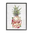 thumbnail image 1 of Stupell Industries Abstract Floral Pineapple Arrangement Pink Blooming Flowers, 16 x 20,Design by Ziwei Li, 1 of 5