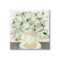 Stupell Industries Abstract Flower Blossoms Scribble Petals Still Life Painting Gallery Wrapped Canvas Print Wall Art, Design by Ruth Fromstein