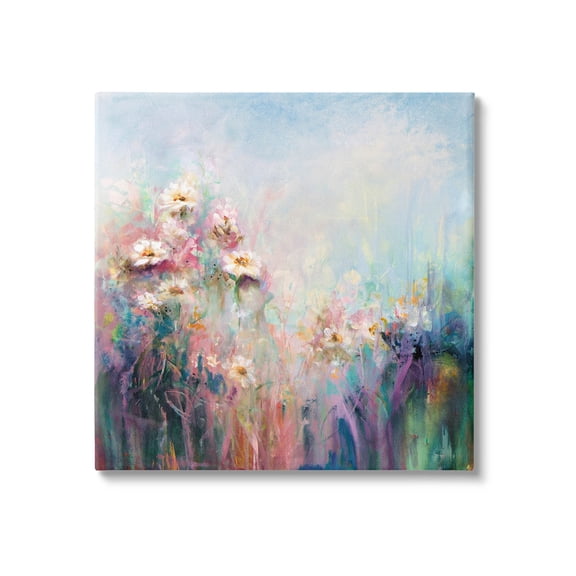 Stupell Industries Abstract Flower Garden Blooming Hues Painting Gallery Wrapped Canvas Print Wall Art, Design by Karen Hale
