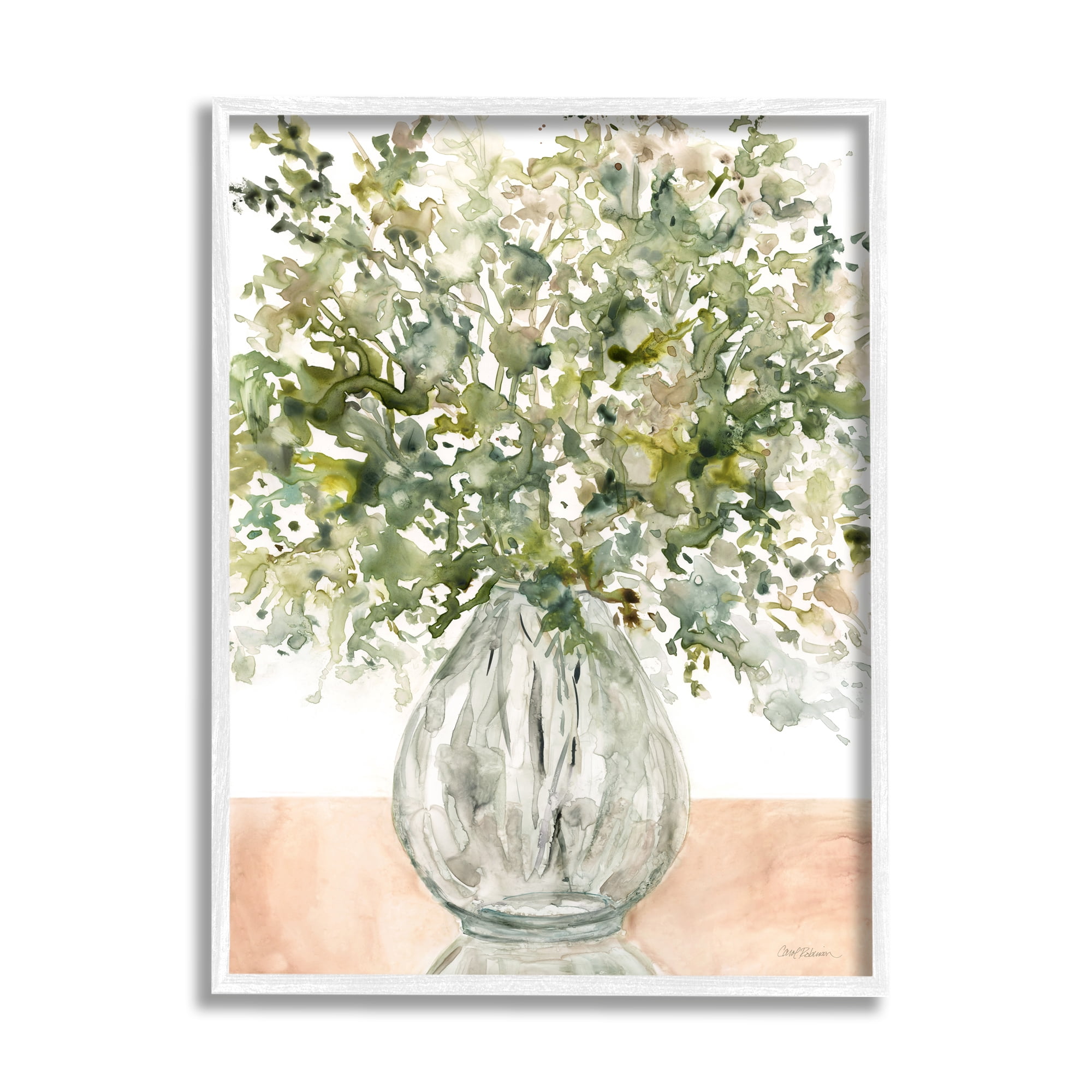 Stupell Industries Abstract Flower Petal Floral Bouquet Tabletop Painting, 11 x 14, Design by Carol Robinson
