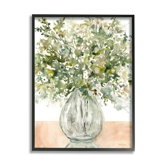 Stupell Industries Abstract Flower Petal Floral Bouquet Tabletop Painting, 11 x 14, Design by Carol Robinson