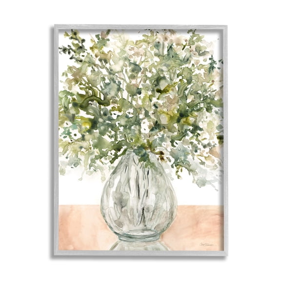 Stupell Industries Abstract Flower Petal Floral Bouquet Tabletop Painting, 16 x 20, Design by Carol Robinson