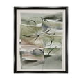 thumbnail image 1 of Stupell Industries Abstract Flower on Green Botanical & Floral Painting Black Floater Framed Canvas Art Print Wall Art, 17 x 21, 1 of 10