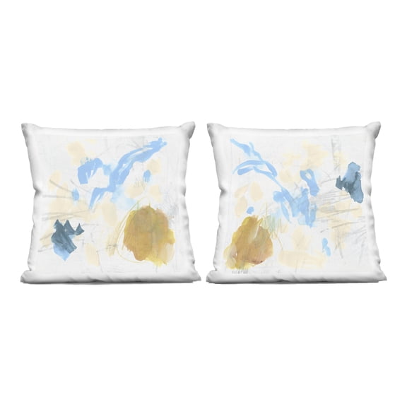 Stupell Industries Abstract Flowing Cartography 2 Piece Decorative Printed Throw Pillow Set, design by June Erica Vess
