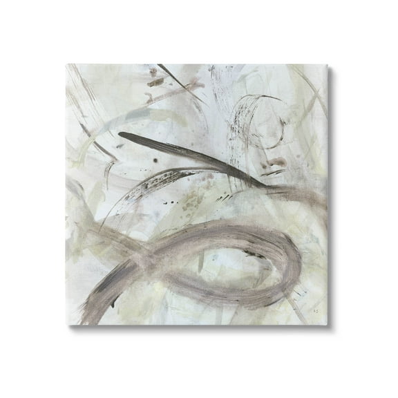 Stupell Industries Abstract Fluid Shapes Arrangement Painting Gallery Wrapped Canvas Print Wall Art, Design by Susan Jill