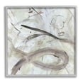 thumbnail image 1 of Stupell Industries Abstract Fluid Shapes Arrangement Painting Gray Framed Art Print Wall Art, Design by Susan Jill, 1 of 7