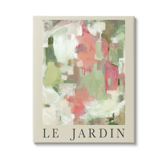 Stupell Industries Abstract Garden Painting Abstract Painting Gallery Wrapped Canvas Art Print Wall Art, 36 x 48