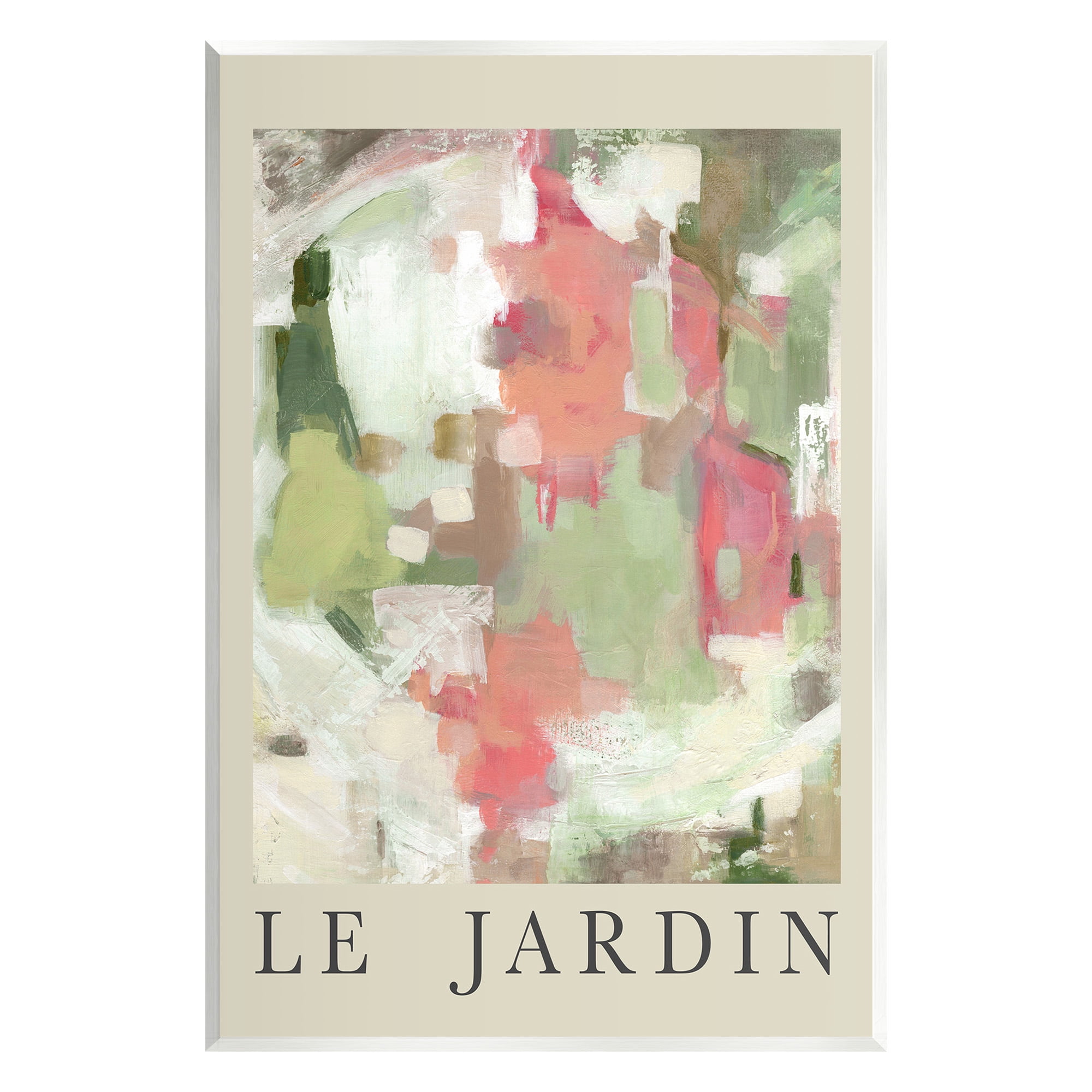 Stupell Industries Abstract Garden Painting Abstract Painting Unframed Art Print Wall Art, 13 x 19
