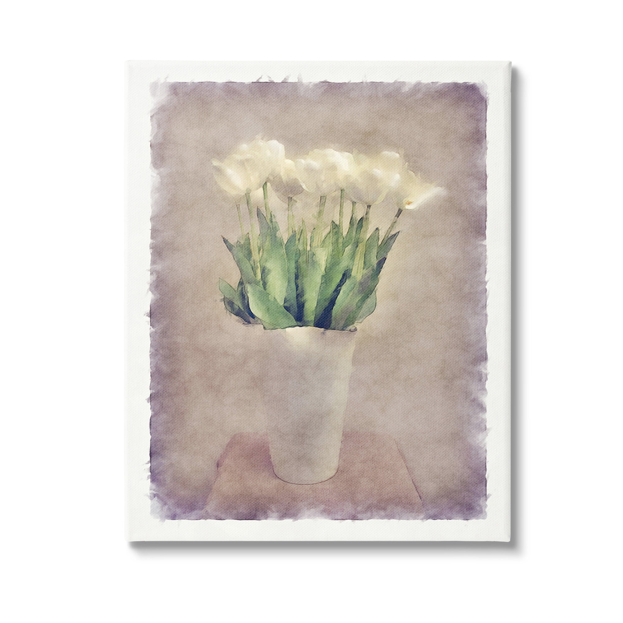 Stupell Industries Abstract Garden Tulips Botanical & Floral Painting Gallery Wrapped Canvas Art Print Wall Art, 36 x 48
