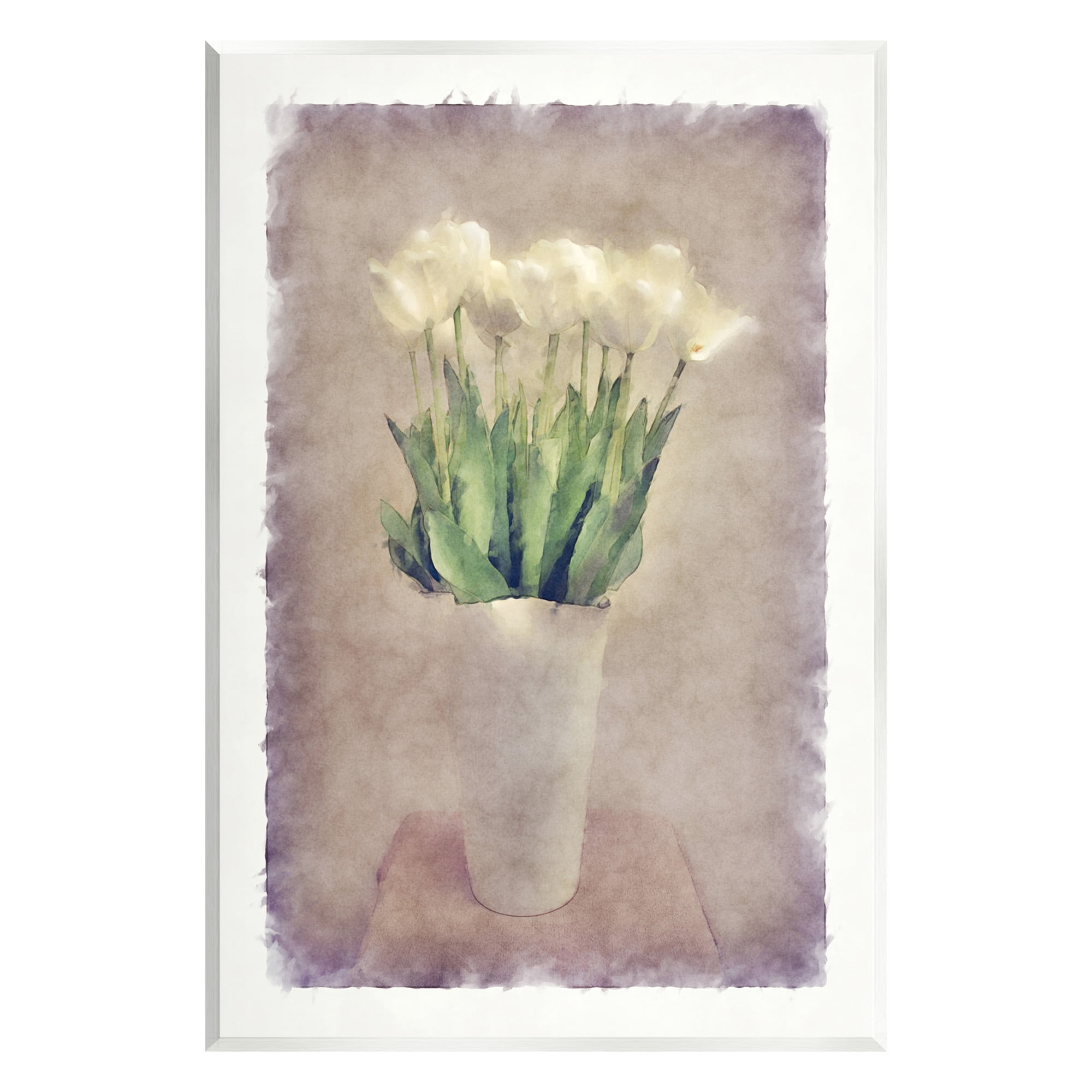 Stupell Industries Abstract Garden Tulips Botanical & Floral Painting Unframed Art Print Wall Art, 10 x 15