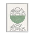 thumbnail image 1 of Stupell Industries Abstract Geometric Circular Study Curved Art Deco Abstract Painting Gray Framed Art Print Wall Art, 16 x 20, 1 of 8