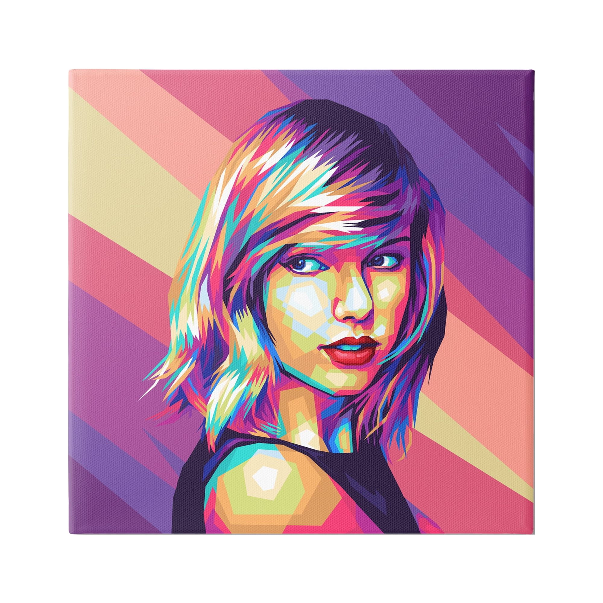 Stupell Industries Abstract Geometric Taylor Abstract Painting Gallery Wrapped Canvas Art Print Wall Art, 36 x 36