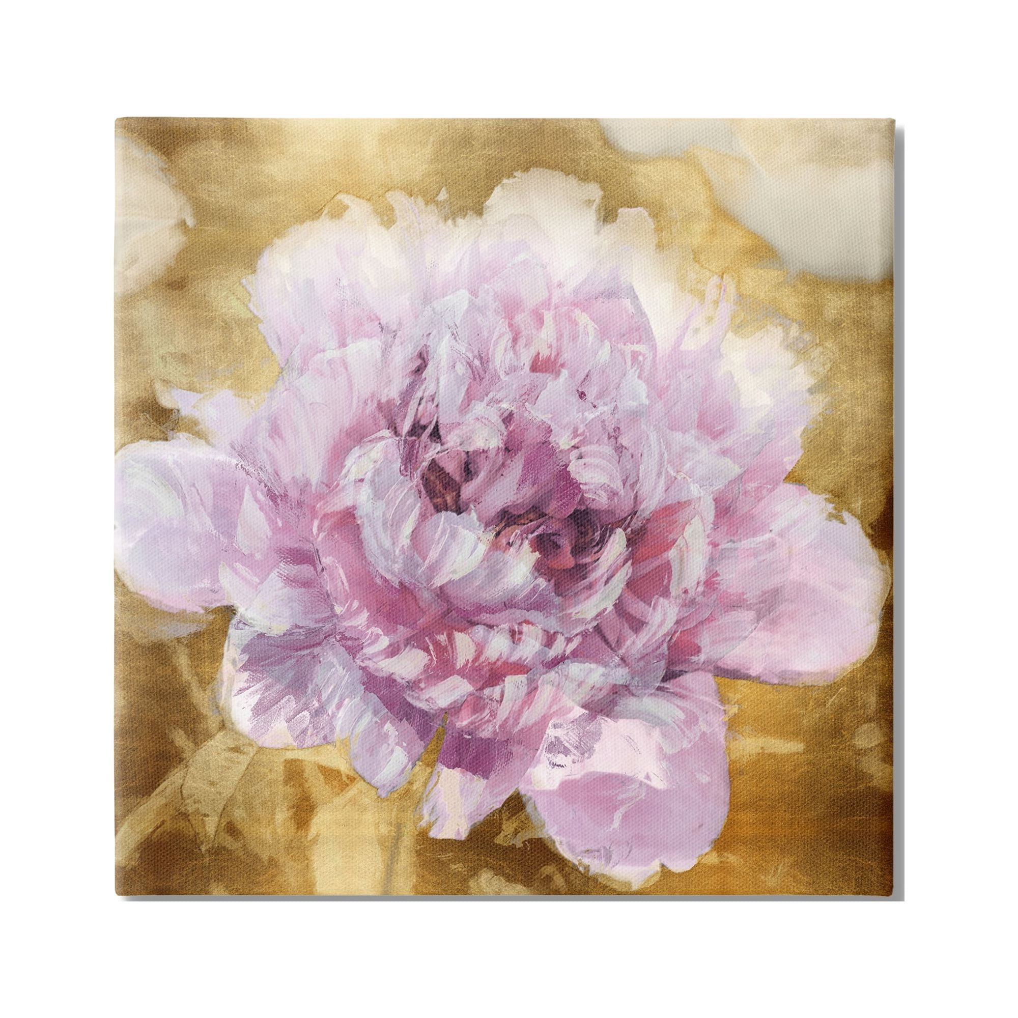 Stupell Industries Abstract Glam Flower Botanical & Floral Painting Gallery Wrapped Canvas Art Print Wall Art, 36 x 36