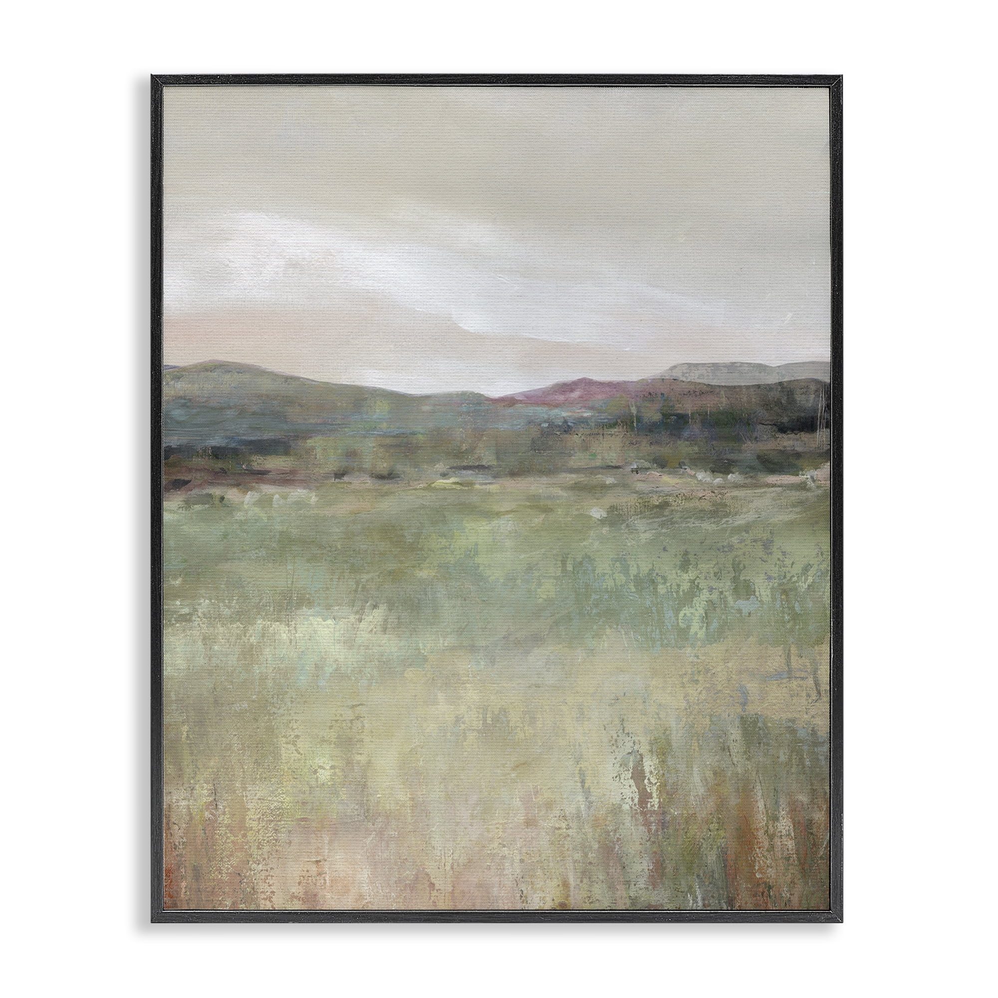 Stupell Industries Abstract Glimpse of Spring Black Framed Giclee Art, design by Carol Robinson