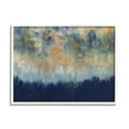 thumbnail image 1 of Stupell Industries Abstract Gold Blue Textured Surface Painting Framed Art Print Wall Art, 20x16, By Third and Wall, 1 of 7