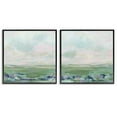 thumbnail image 1 of Stupell Industries Abstract Gradient Landscapes Landscape & Nature Painting Black Framed Art Print Wall Art, 12 x 12, Set of 2, 1 of 2