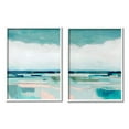 thumbnail image 1 of Stupell Industries Abstract Green Cloud Modern Geometric Landscape Framed Wall Art, 16 x 20, Design by Grace Popp, 1 of 5