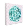 thumbnail image 1 of Stupell Industries Abstract Green Floral Pop Intricate Pink Pattern Botanical & Floral Painting Gallery Wrapped Canvas Art Print Wall Art, 24 x 24, 1 of 6