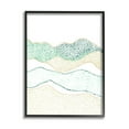 thumbnail image 1 of Stupell Industries Abstract Green Mountains Landscape Abstract Painting Black Framed Art Print Wall Art, 1 of 5
