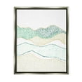 thumbnail image 1 of Stupell Industries Abstract Green Mountains Landscape Abstract Painting Gray Floater Framed Art Print Wall Art, 1 of 6