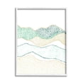 thumbnail image 1 of Stupell Industries Abstract Green Mountains Landscape Abstract Painting White Framed Art Print Wall Art, 1 of 5