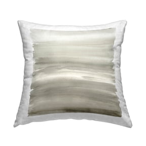 Stupell Industries Abstract Grey Gradient Printed Throw Pillow Design by Allie Corbin