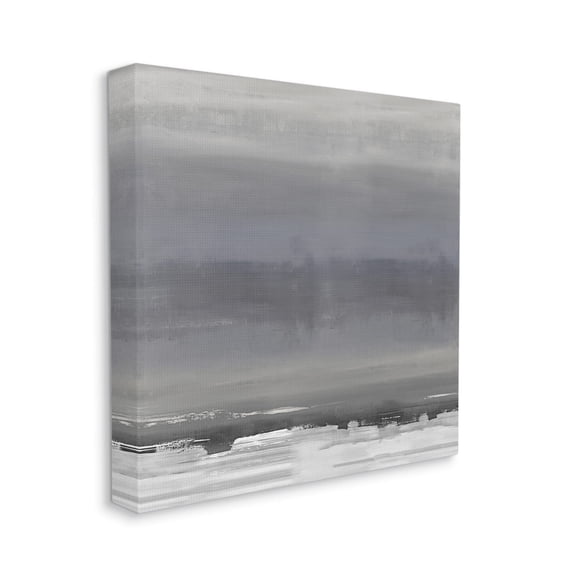 Stupell Industries Abstract Greyscale Avante-Garde Industrial Landscape,30 x 30,Designed by Rachel Springer