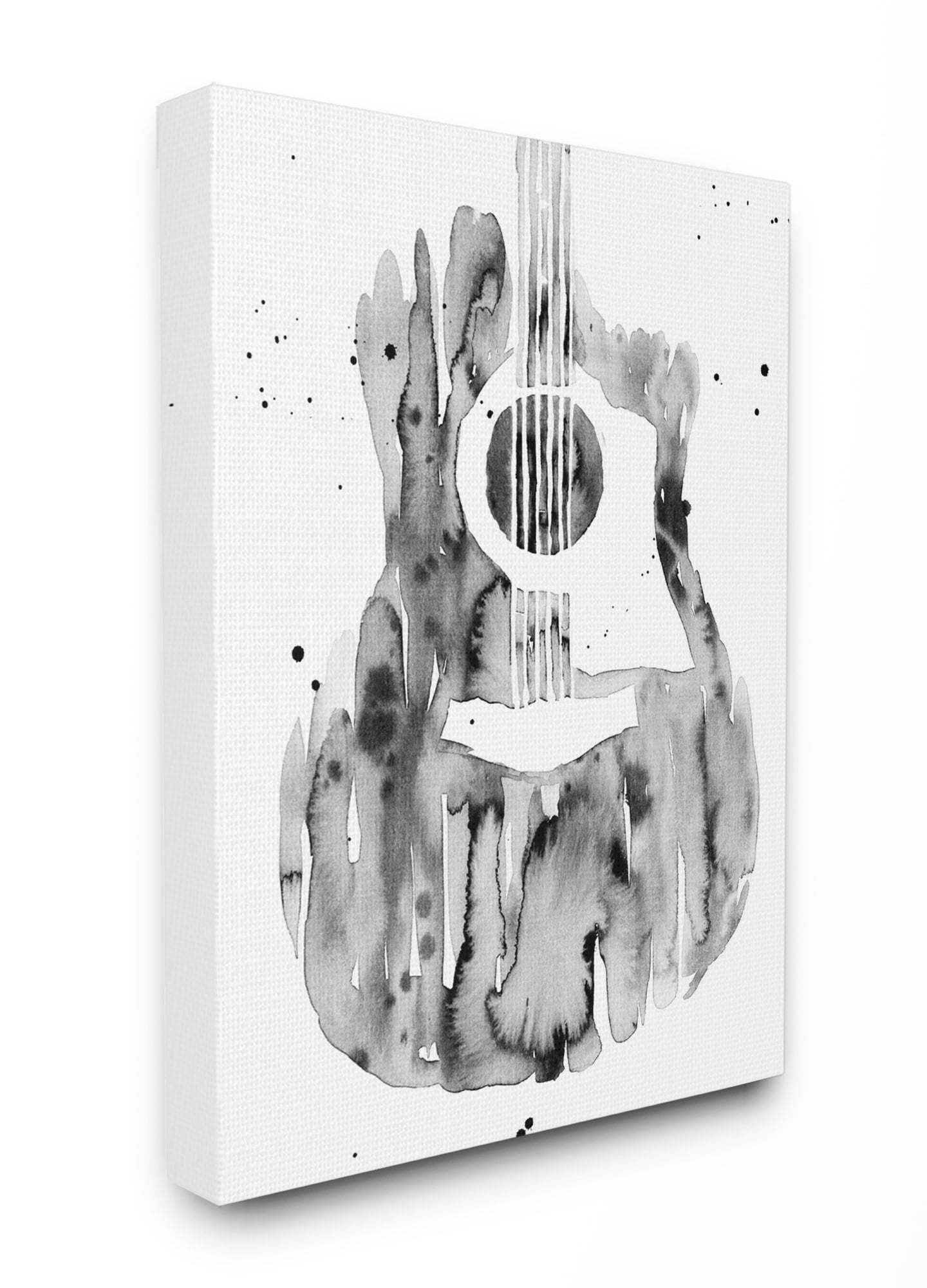 Stupell Industries Abstract Guitar Watercolor Pattern Painting Canvas Wall Art, 30 x 40, byAnnie Warren