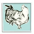 thumbnail image 1 of Stupell Industries Abstract Hen on Blue Animals & Insects Painting White Framed Art Print Wall Art, 17 x 17, 1 of 9