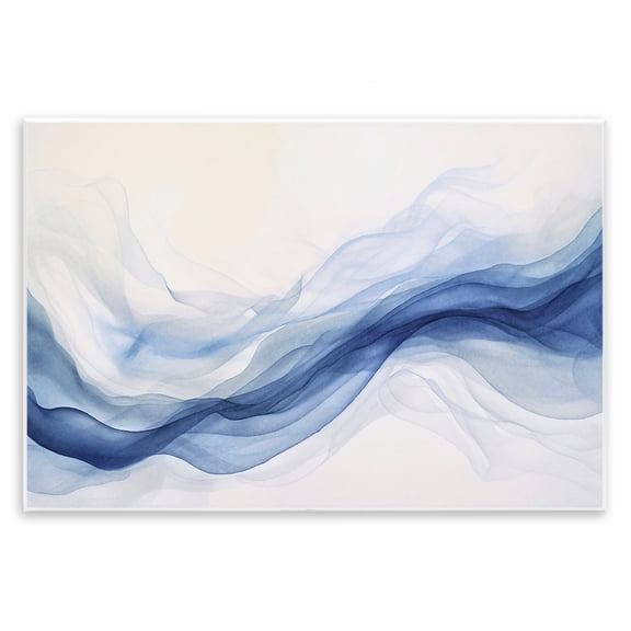 Stupell Industries Abstract Indigo Mist Wall Plaque Art design by Andrea Haase, 10 x 15