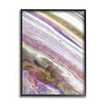 thumbnail image 1 of Stupell Industries Abstract Interstellar Stripe Pattern Purple Brown Black Framed by Marcus Prime, 1 of 5