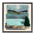 thumbnail image 1 of Stupell Industries Abstract Lake View Scene Abstract Painting Black Floater Framed Canvas Art Print Wall Art, 18 x 18, 1 of 10