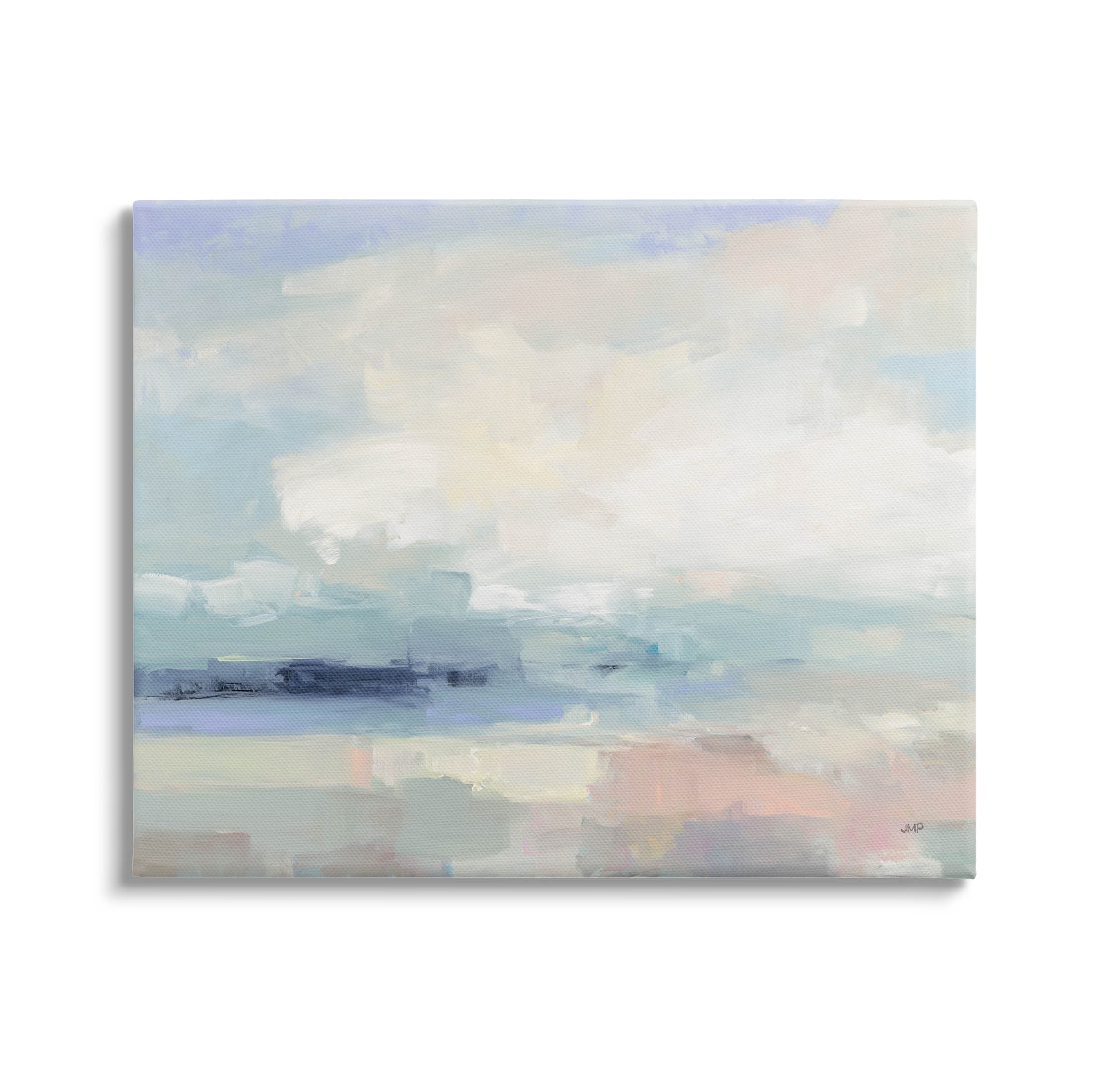 Abstract Pastel Landscape Canvas Wall Art, 20 x 16