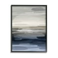 thumbnail image 1 of Stupell Industries Abstract Landscape Water Scenery Graphic Art Black Framed Art Print Wall Art, Design by Jackie Hanson, 1 of 7