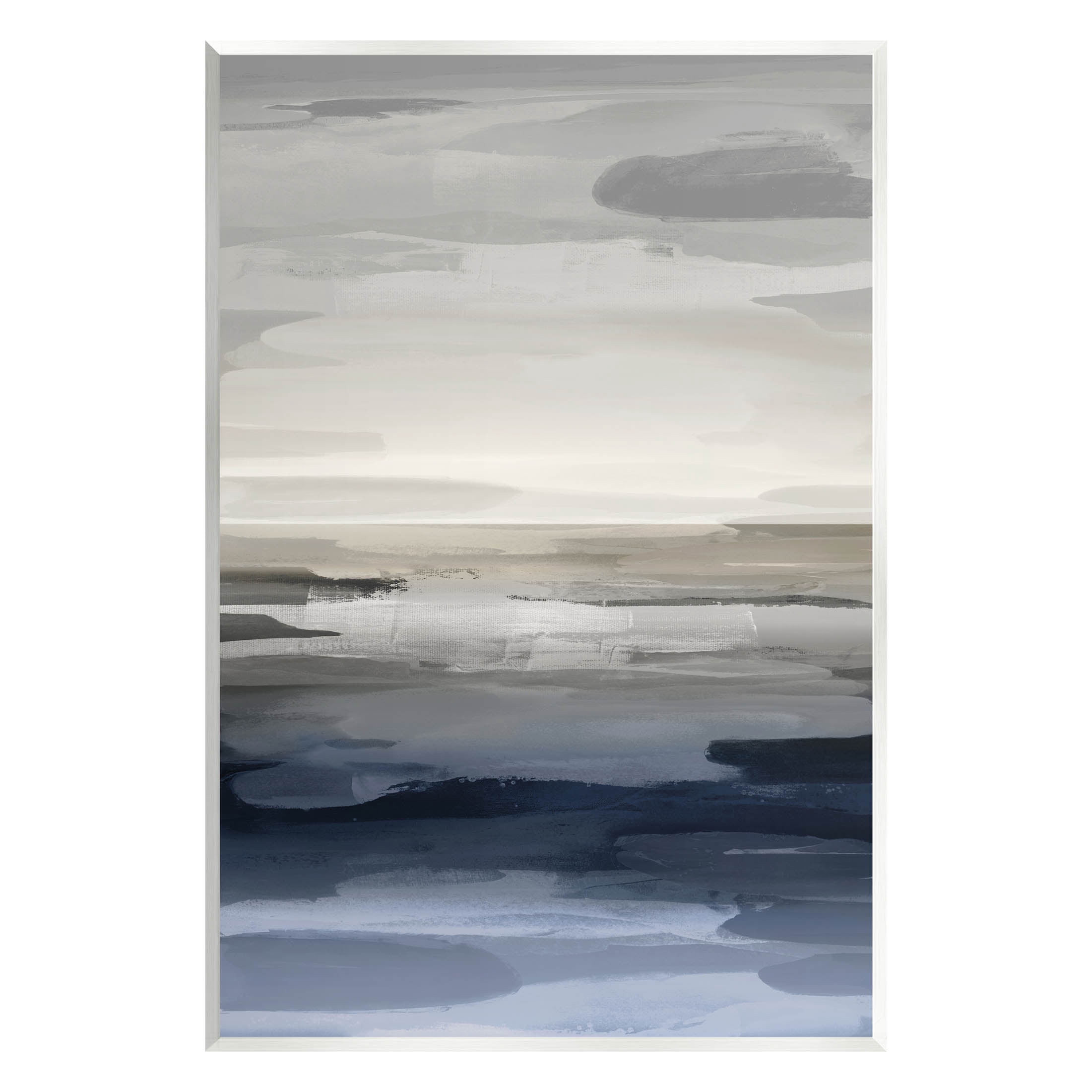 Stupell Industries Abstract Landscape Water Scenery Graphic Art Unframed Art Print Wall Art, Design by Jackie Hanson
