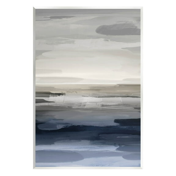 Stupell Industries Abstract Landscape Water Scenery Graphic Art Unframed Art Print Wall Art, Design by Jackie Hanson