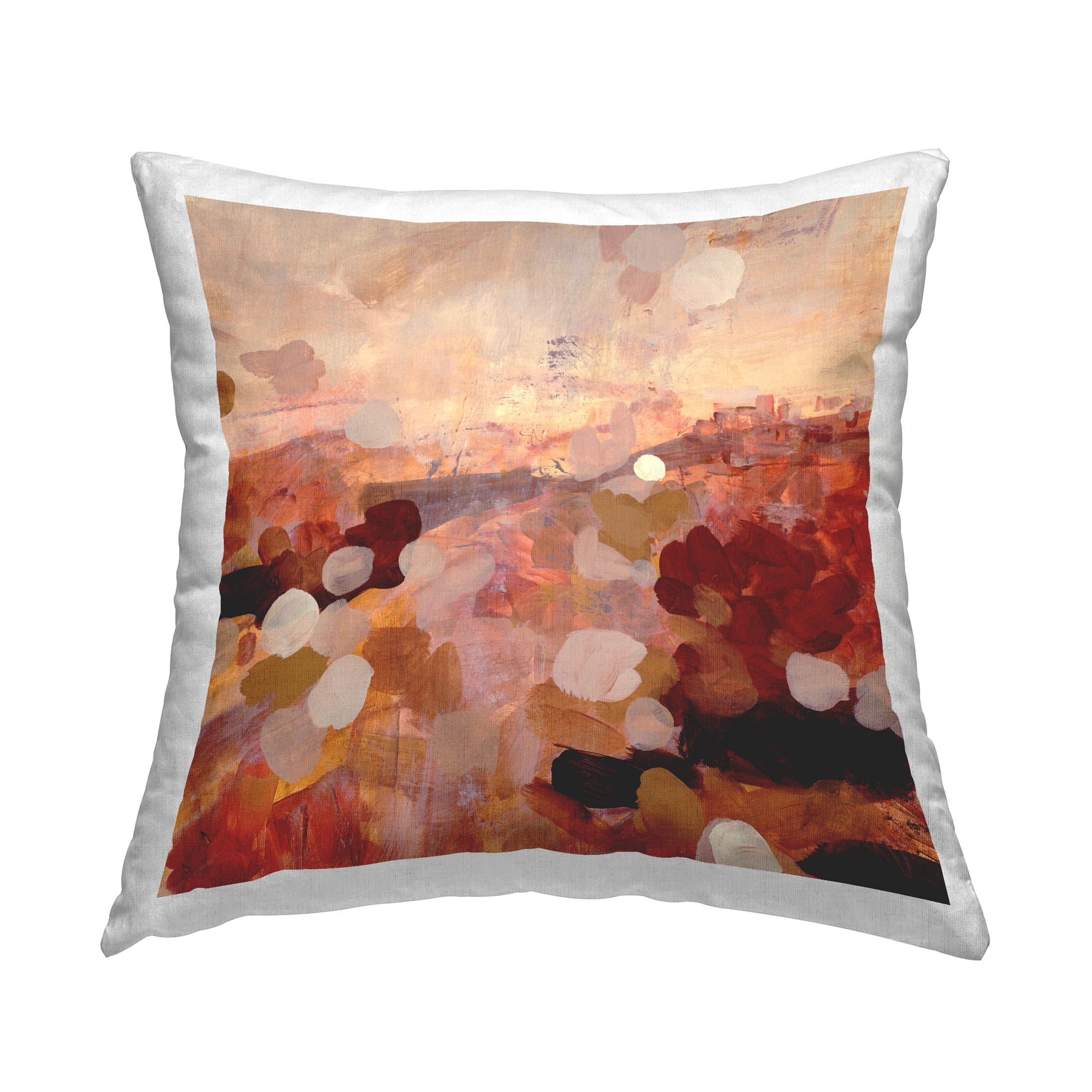 Stupell Industries Abstract Layered Desert Landscape Printed Throw Pillow Design by Jodi Maas
