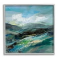 thumbnail image 1 of Stupell Industries Abstract Layered Mountain Scene Painting Gray Framed Art Print Wall Art, Design by Silvia Vassileva, 1 of 7
