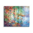 thumbnail image 1 of Stupell Industries Abstract Leaves Colorful Reflections Landscape Painting Gallery Wrapped Canvas Art Print Wall Art, 30 x 24, 1 of 8