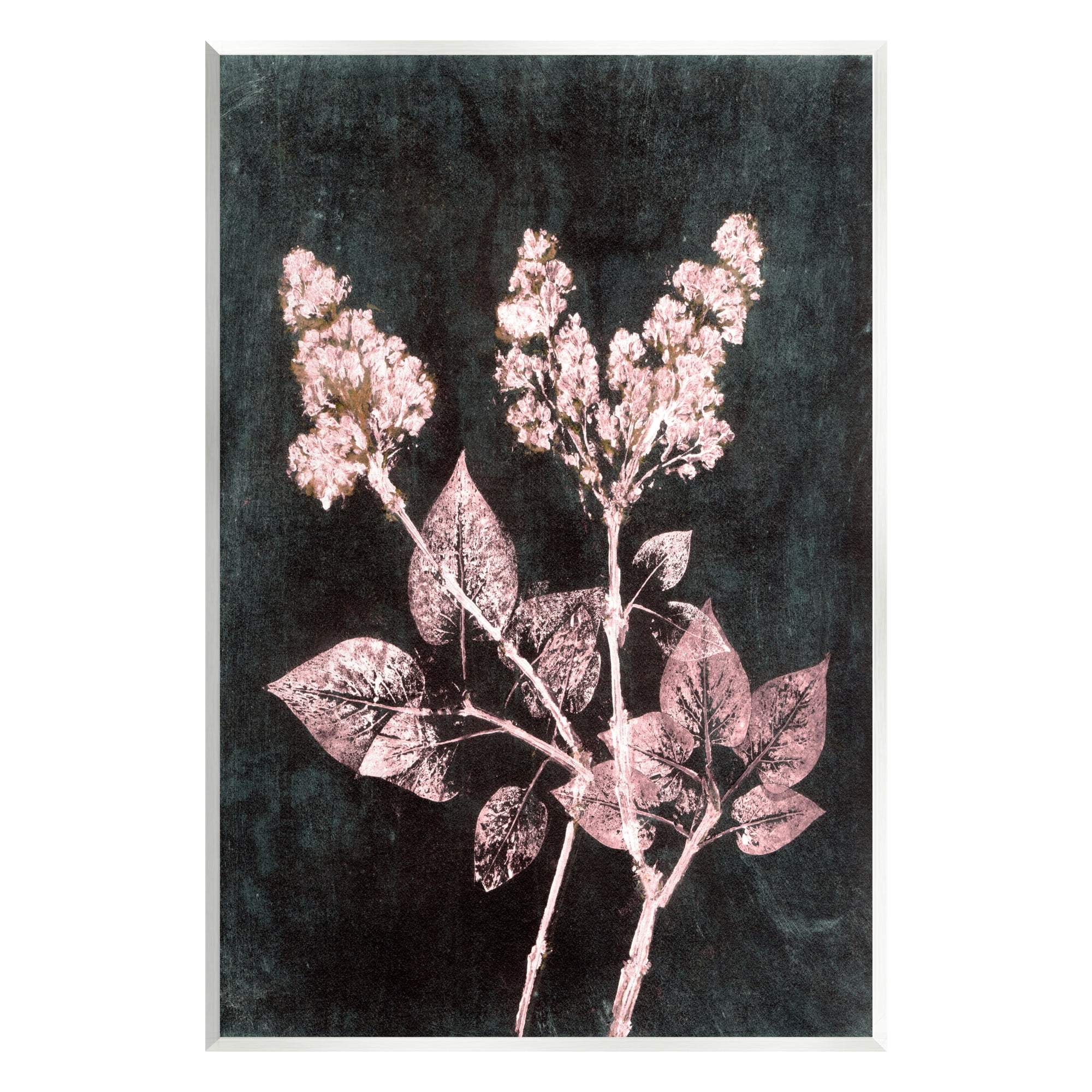 Stupell Industries Abstract Lilac Plant Botanical & Floral Painting Unframed Art Print Wall Art, 13 x 19