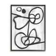 thumbnail image 1 of Stupell Industries Abstract Linework Organic Shapes Black White Design by Daphne Polselli, 1 of 1