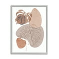 thumbnail image 1 of Stupell Industries Abstract Monstera Plant Round Shapes Desert Terracotta, 24 x 30, Designed by Kim Allen, 1 of 1