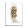 thumbnail image 1 of Stupell Industries Abstract Morel Mushroom Botanical & Floral Painting White Framed Art Print Wall Art, 24 x 30, 1 of 9