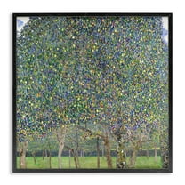 Stupell Industries Abstract Mosaic Trees Landscape & Nature Painting Black Framed Art Print Wall Art, 12 x 12