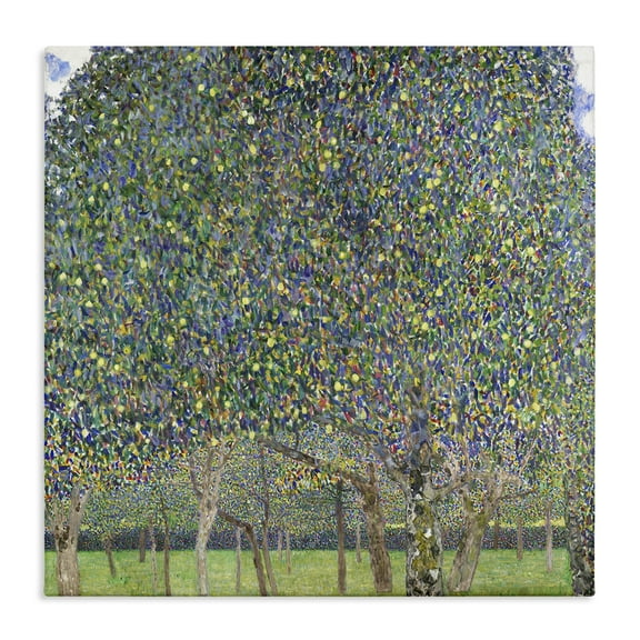 Stupell Industries Abstract Mosaic Trees Landscape & Nature Painting Wrapped Canvas Art Print Wall Art, 17 x 17