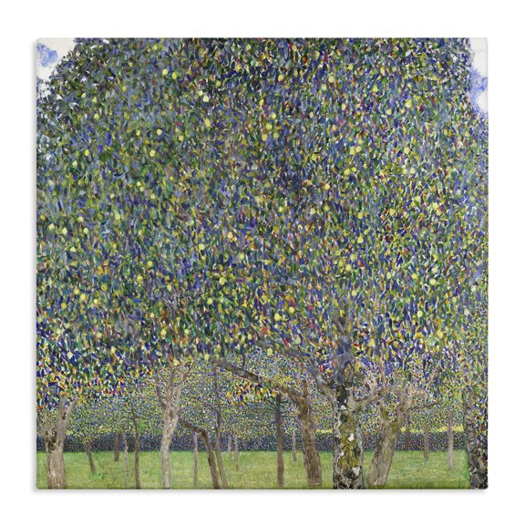 Stupell Industries French Country Abstract Mosaic Trees Canvas Art, 17 x 17, by Gustav Klimt