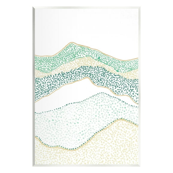 Stupell Industries Abstract Mountain Peaks Pattern Abstract Painting Unframed Art Print Wall Art