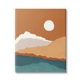 thumbnail image 1 of Stupell Industries Abstract Mountain Peaks Round Moon Nature Scene Graphic Art Gallery Wrapped Canvas Print Wall Art, Design by JJ Design House LLC, 1 of 7