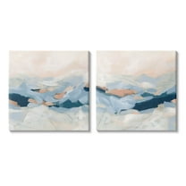 Stupell Industries Abstract Mountain Peaks Scenery Painting Gallery Wrapped Canvas Print Wall Art, Set of 2, Design by June Erica Vess